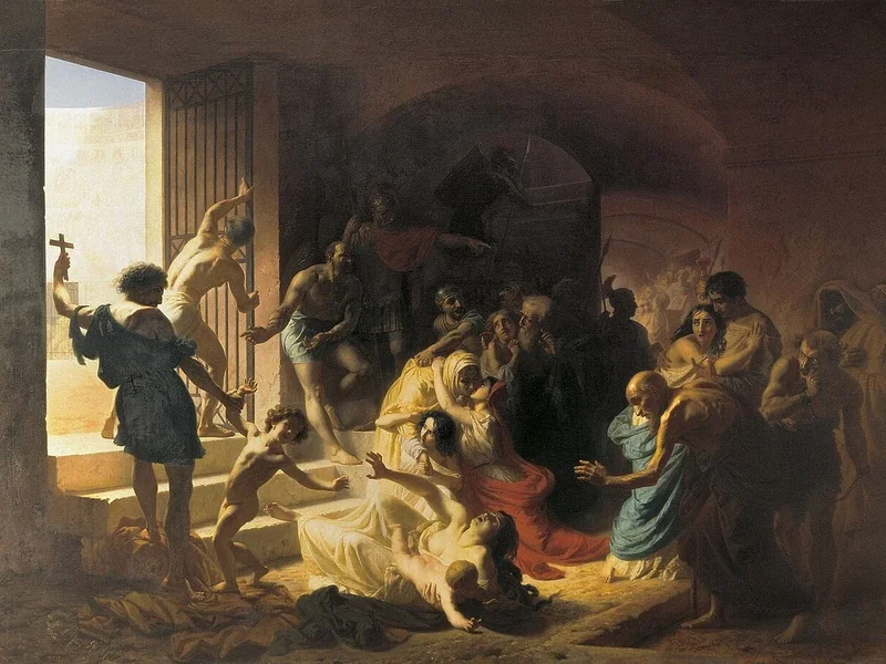 1830-Konstantin Flavitsky - Martiri cristiani al Colosseo